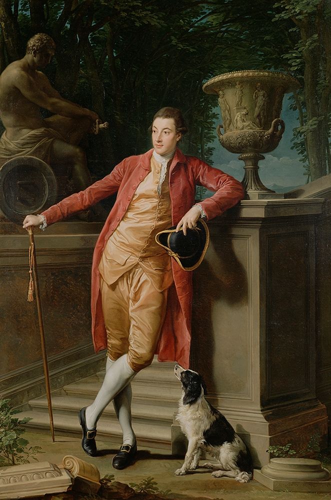 Wall Art Painting id:346325, Name: Portrait of John Talbot, later 1st Earl Talbot, Artist: Batoni, Pompeo Girolamo