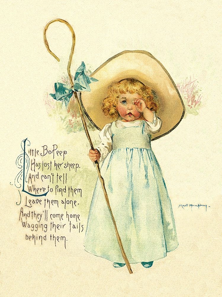 Art Print: Nursery Rhymes: Little Bo Peep