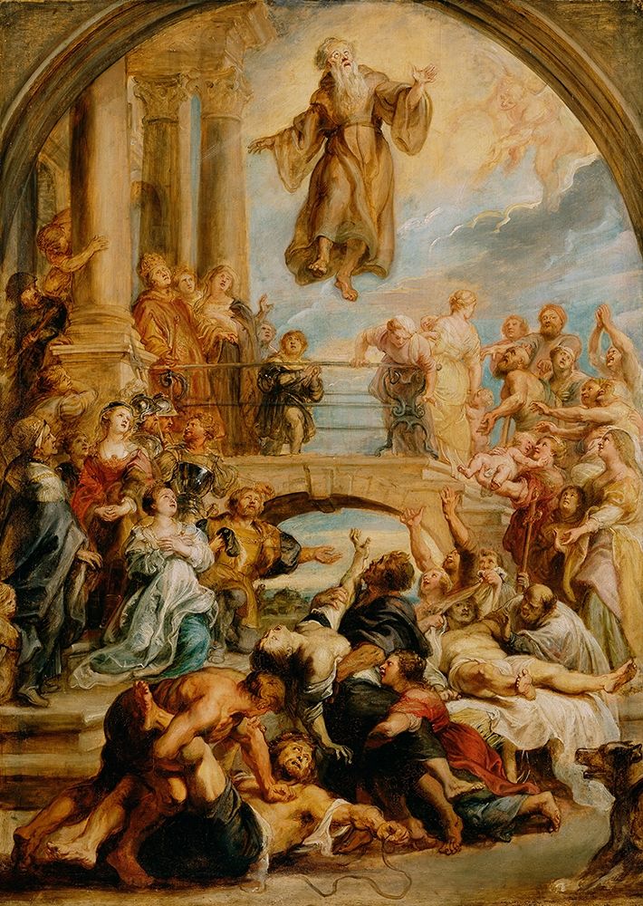Wall Art Painting id:346258, Name: The Miracles of Saint Francis of Paola, Artist: Rubens, Peter Paul