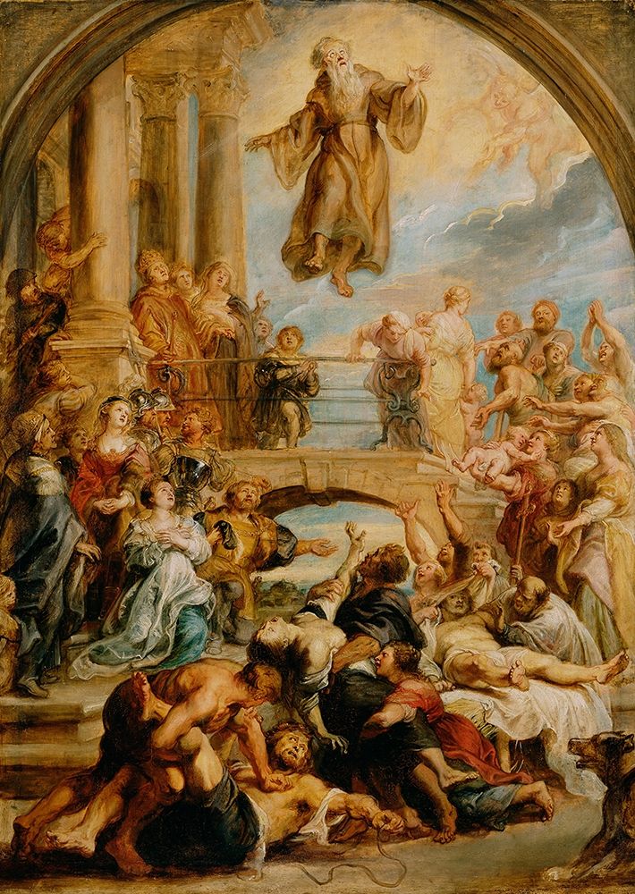 Wall Art Painting id:346258, Name: The Miracles of Saint Francis of Paola 1627, Artist: Rubens, Peter Paul