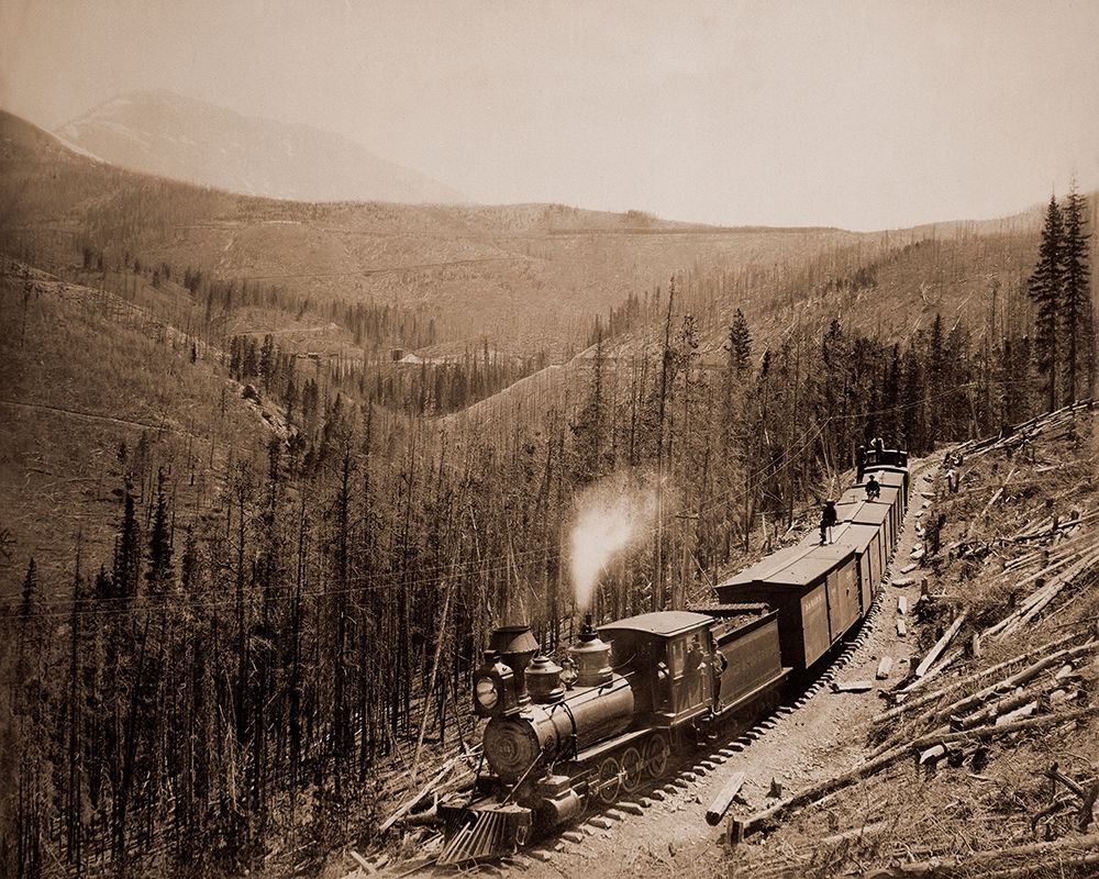 Art Print: Marshall Pass, Colorado, Westside, 1880-1881