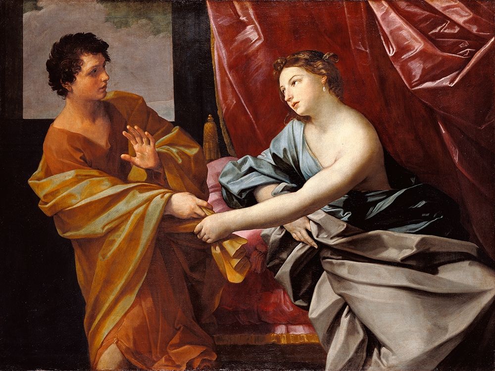 Art Print: Joseph and Potiphars Wife