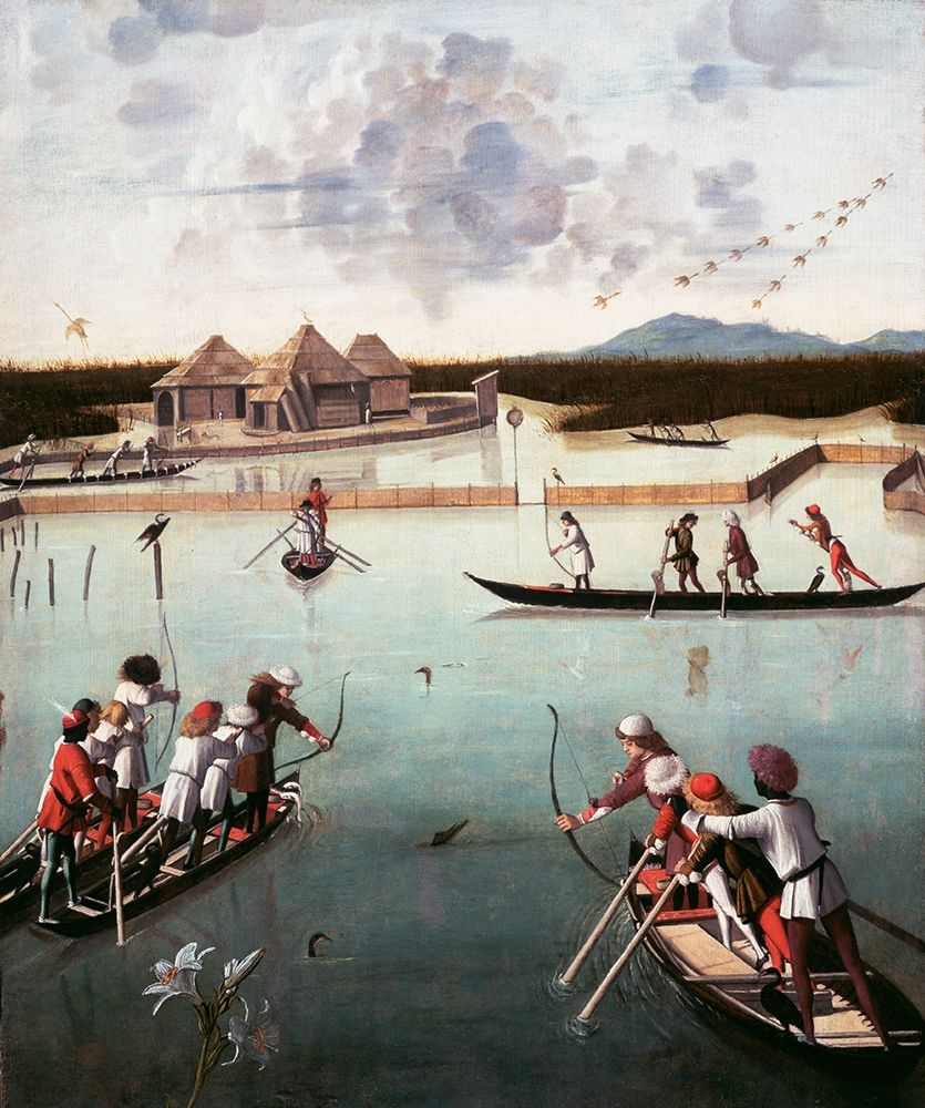 Art Print: Hunting on the Lagoon