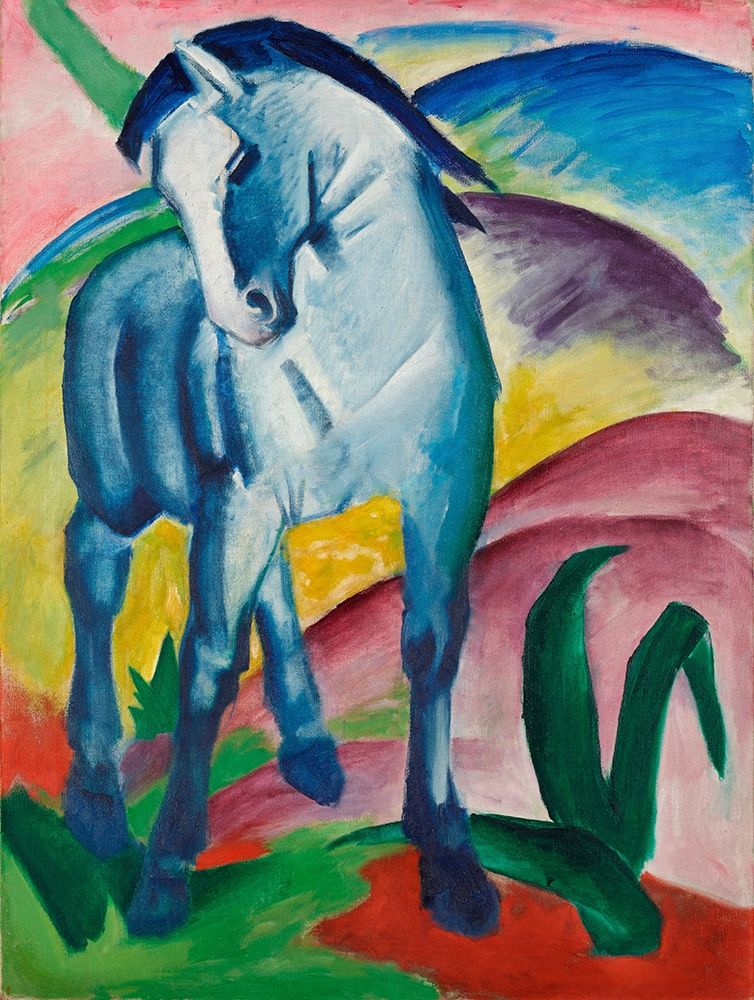 Wall Art Painting id:344173, Name: Blue Horse I, 1911, Artist: Marc, Franz