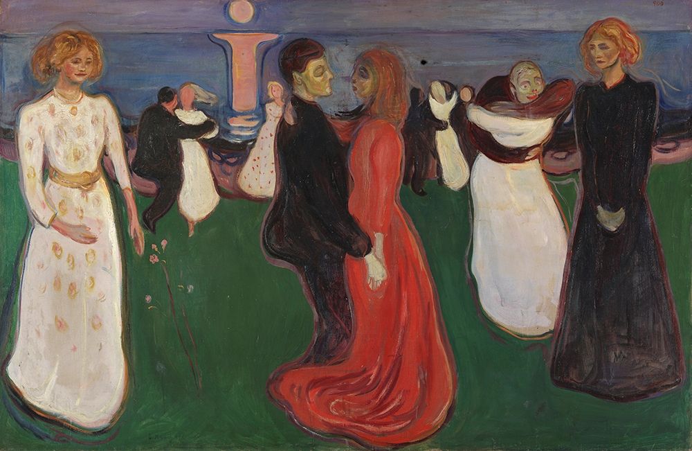 Wall Art Painting id:344652, Name: The Dance of Life, 1900, Artist: Munch, Edvard