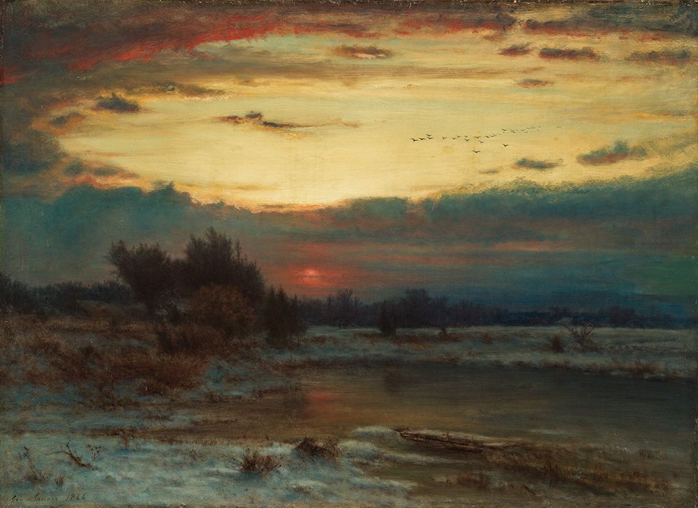 Art Print: A Winter Sky