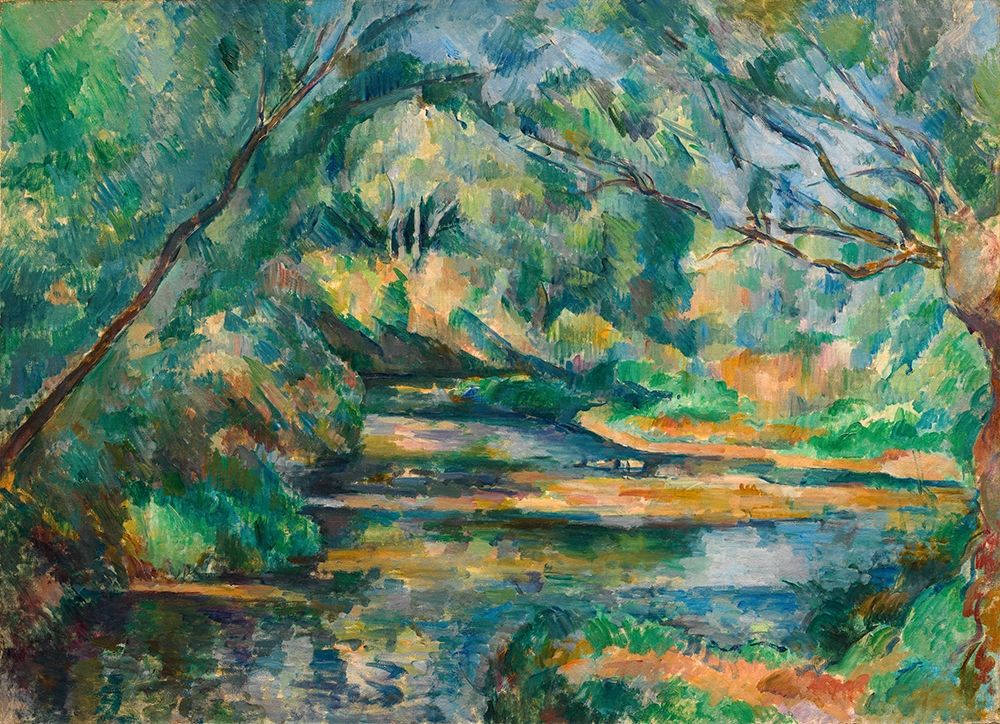 Wall Art Painting id:343685, Name: The Brook, Artist: Cezanne, Paul