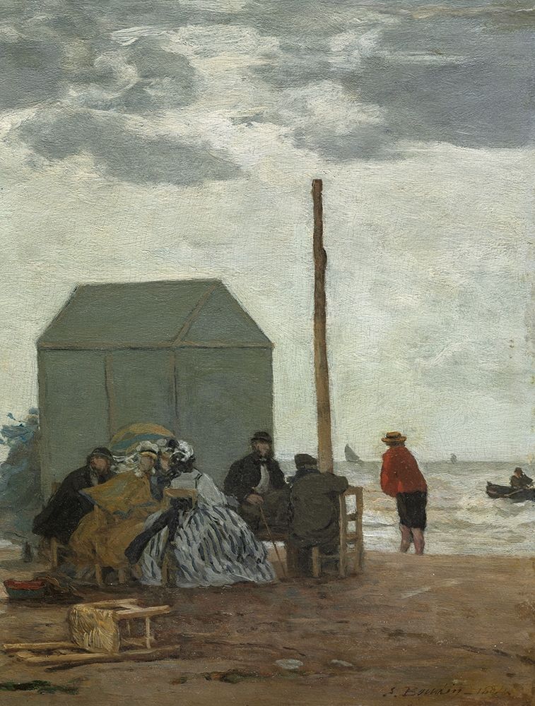 Art Print: The Beach at Deauville