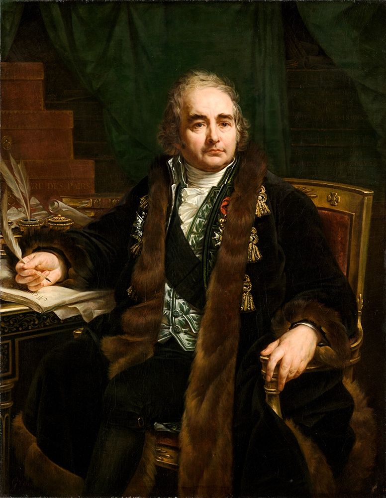 Art Print: Portrait of Count Jean-Antoine Chaptal