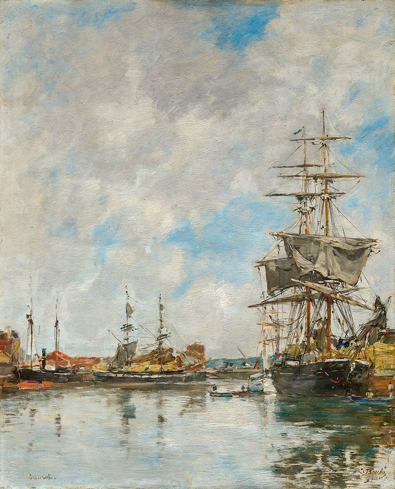 Art Print: The Dock of Deauville