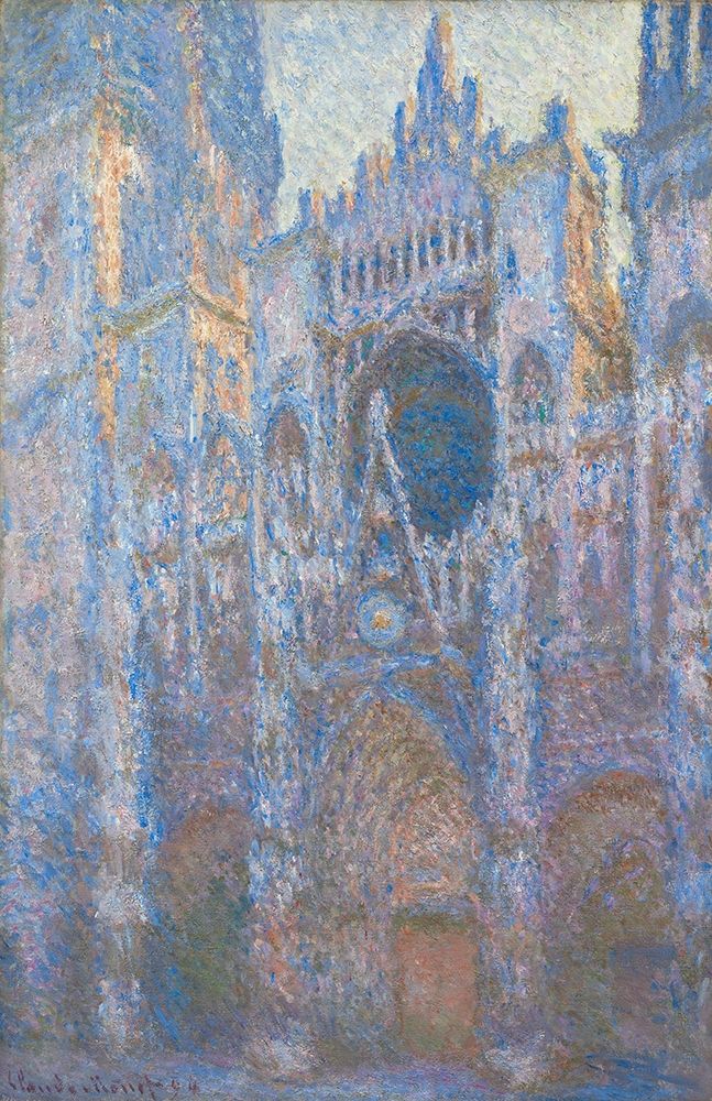 Wall Art Painting id:350548, Name: Rouen Cathedral, West Façade, Artist: Monet, Claude
