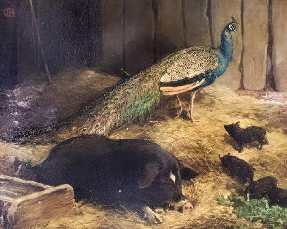 Wall Art Painting id:350713, Name: Beauty and the Beast, Artist: Barber, Charles Burton