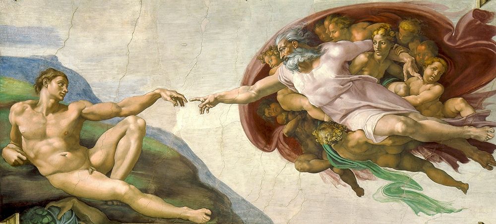 Art Print: The Creation of Adam