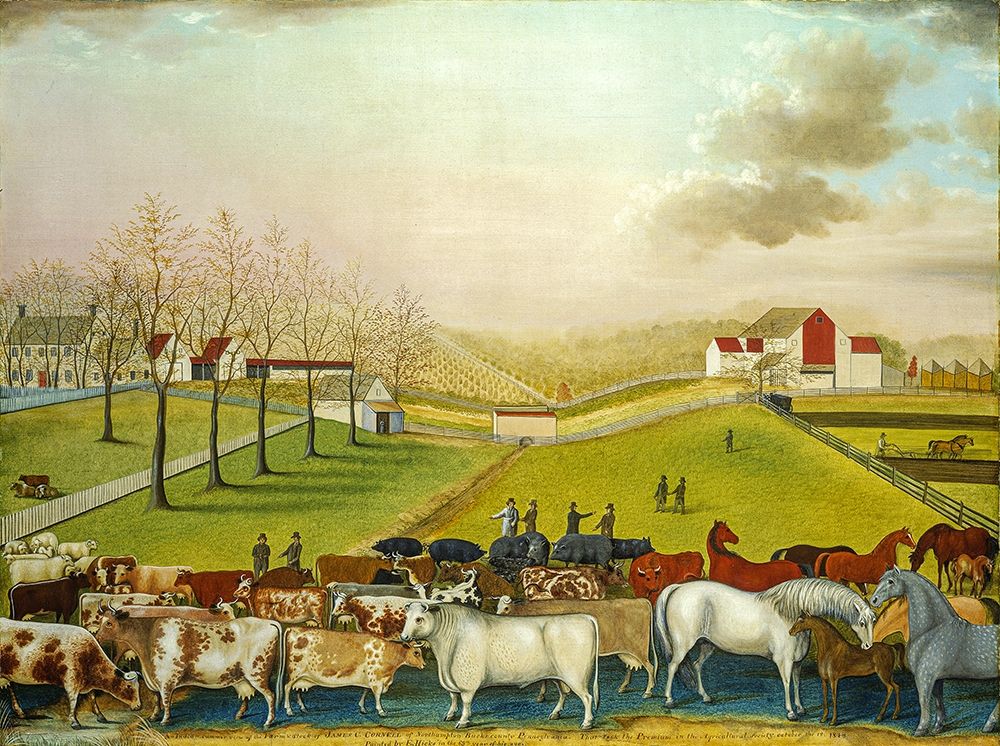 Wall art: The Cornell Farm, by Hicks, Edward