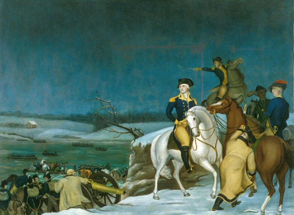Wall art: Washington at the Delaware, by Hicks, Edward