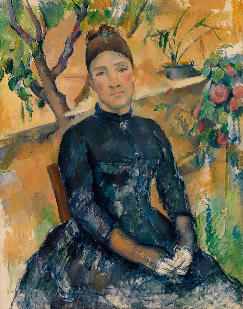 Wall Art Painting id:352627, Name: Madame Cézanne, Artist: Cezanne, Paul
