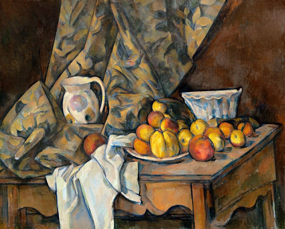 Art Print: Still Life with Apples and Peaches 