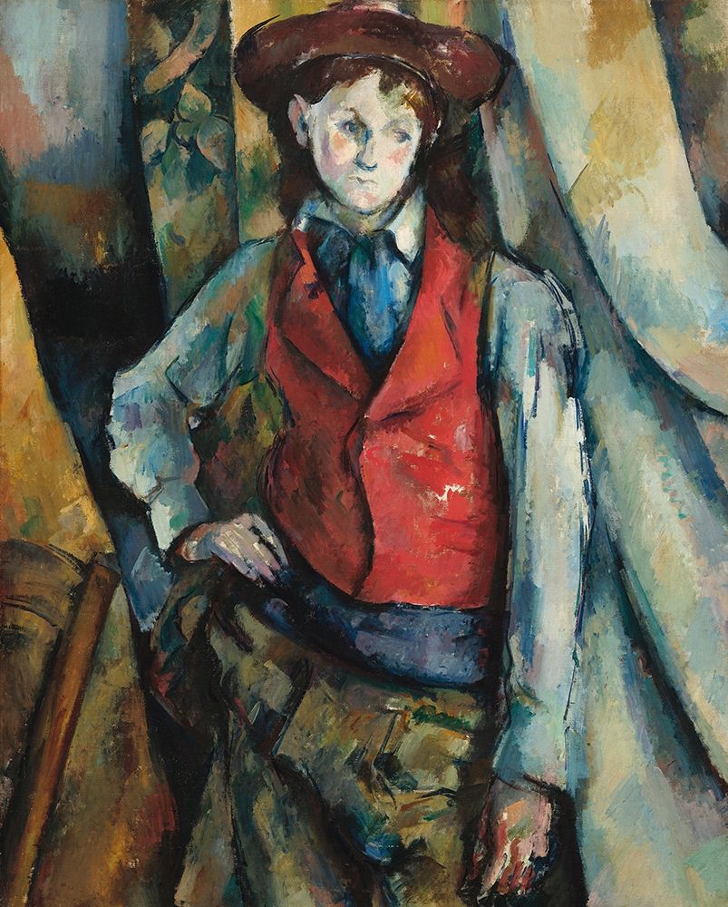 Art Print: Boy in a Red Waistcoat