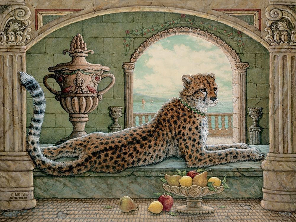 Wall Art Painting id:354382, Name: Royal Cheetah, Artist: Kruskamp, Janet