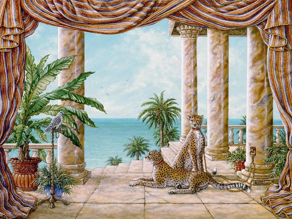 Wall Art Painting id:354385, Name: Royal Hunters, Artist: Kruskamp, Janet