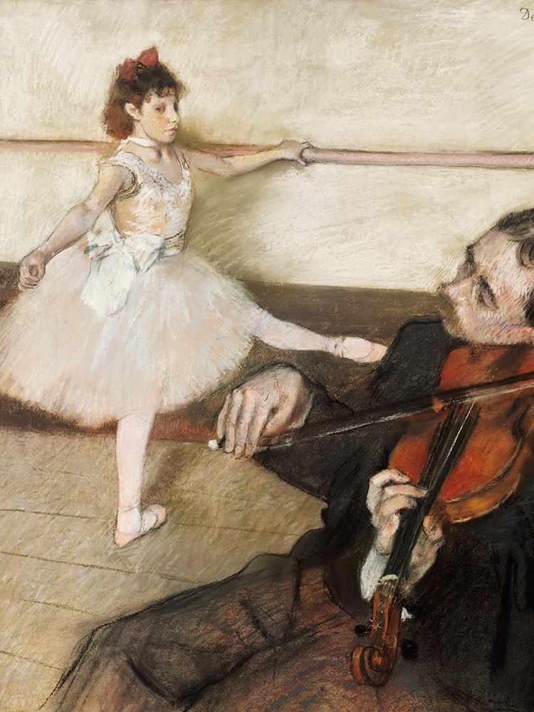 Wall Art Painting id:362178, Name: The Dance Lesson, Artist: Degas, Edgar