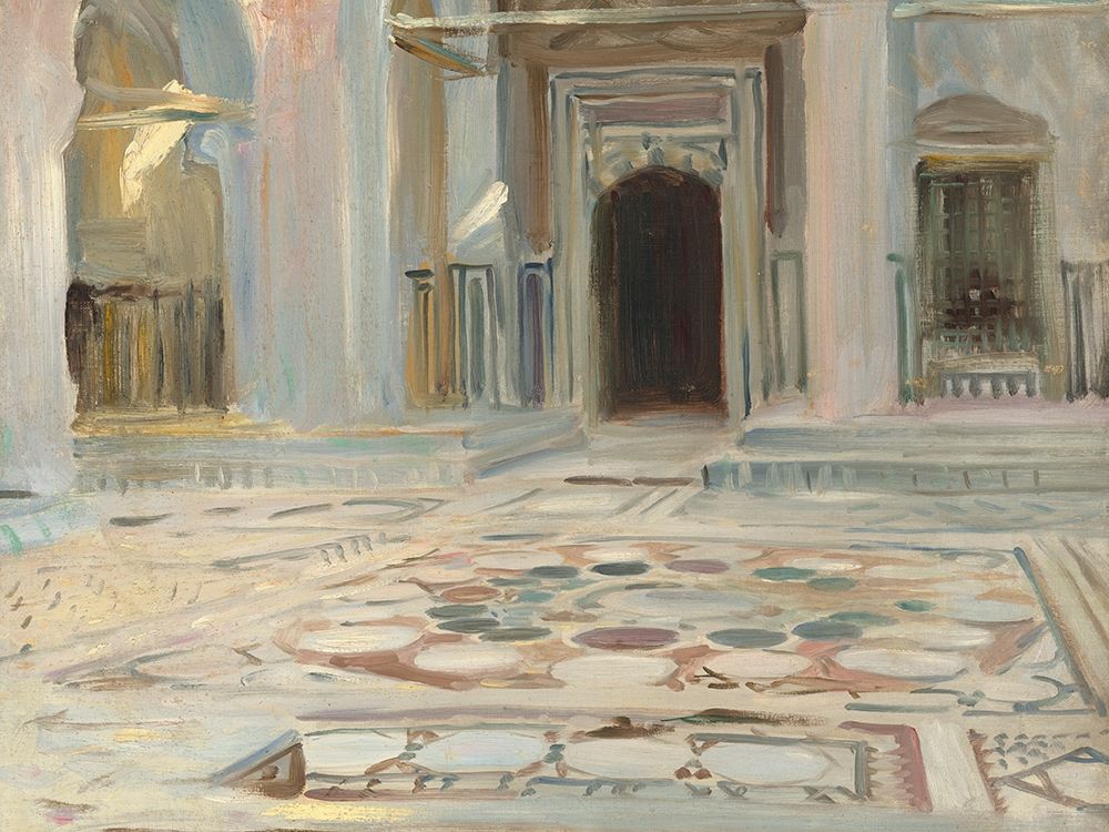 Wall Art Painting id:362272, Name: Pavement, Cairo, Artist: Sargent, John Singer