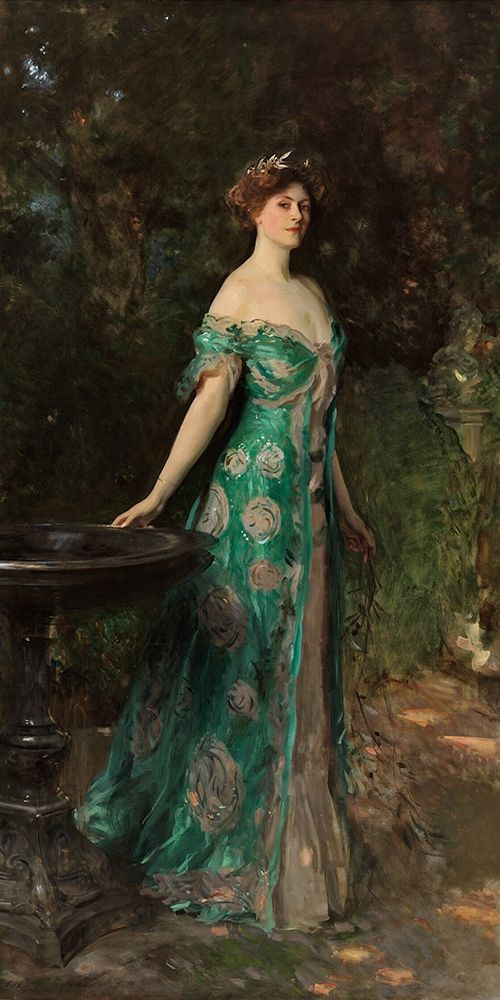 Wall Art Painting id:362300, Name: Portrait of Millicent, Duchess of Sutherland, 1904, Artist: Sargent, John Singer