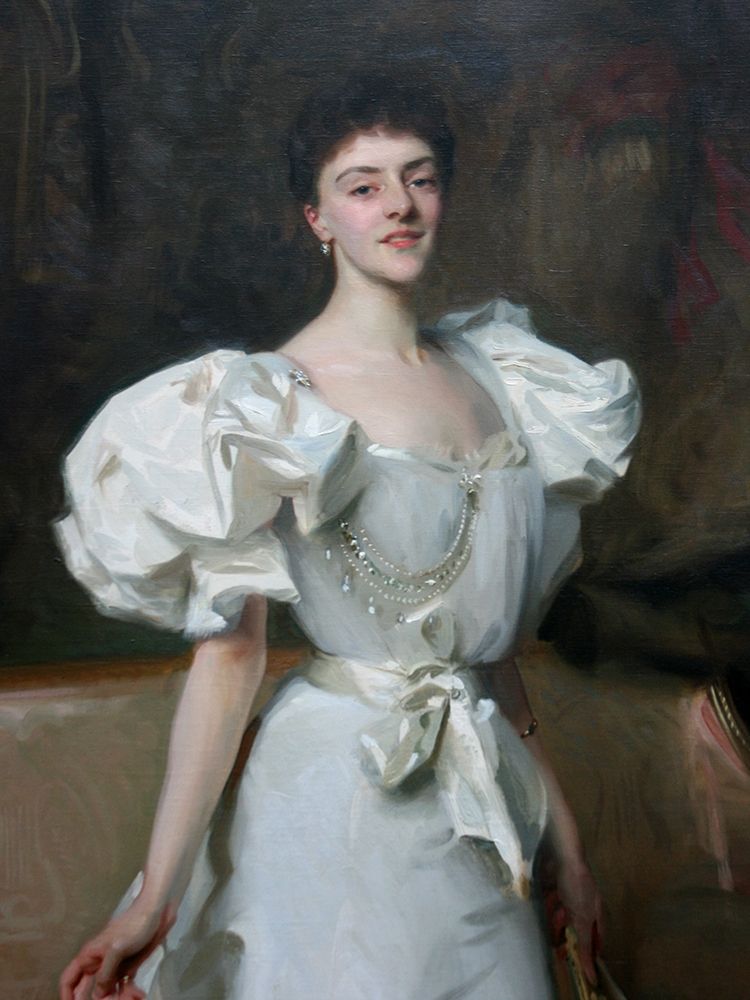 Wall Art Painting id:362308, Name: Portrait of Therese, Countess Clary Aldringen, Artist: Sargent, John Singer