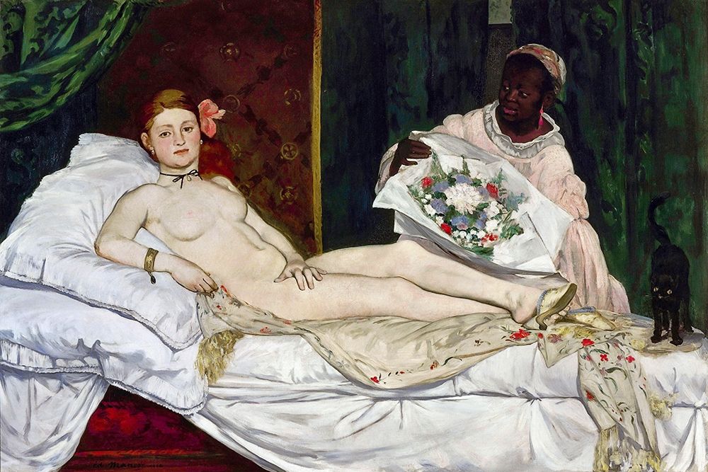 Wall Art Painting id:368246, Name: Olympia, Artist: Manet, Edouard