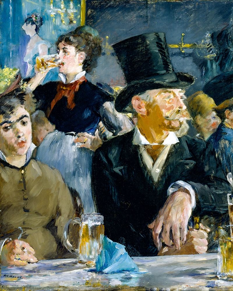 Wall Art Painting id:368247, Name: At the Cafe, Artist: Manet, Edouard