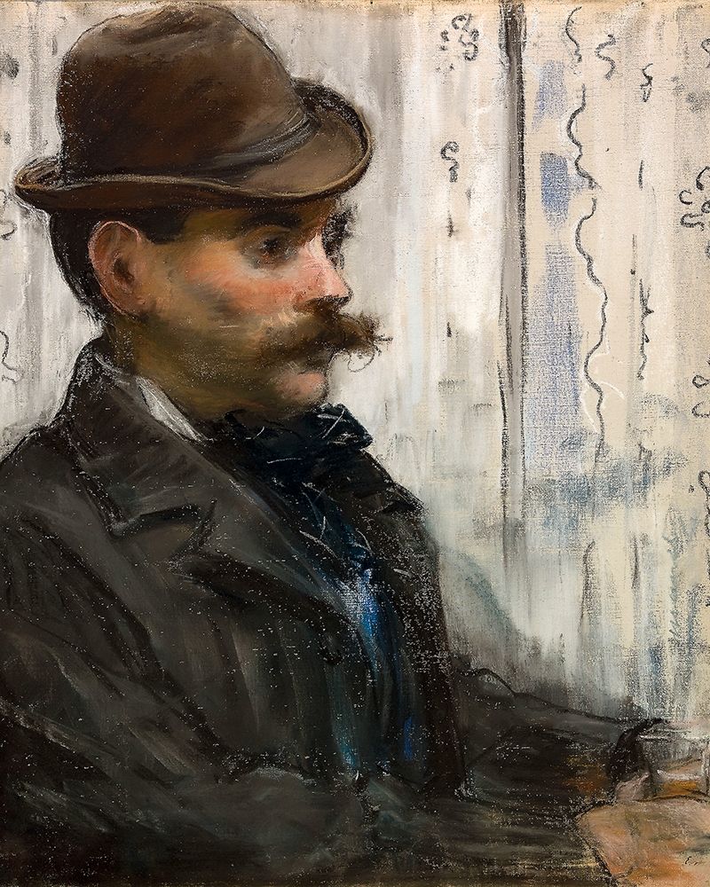 Wall Art Painting id:368320, Name: Portrait of Alphonse Maureau, Artist: Manet, Edouard