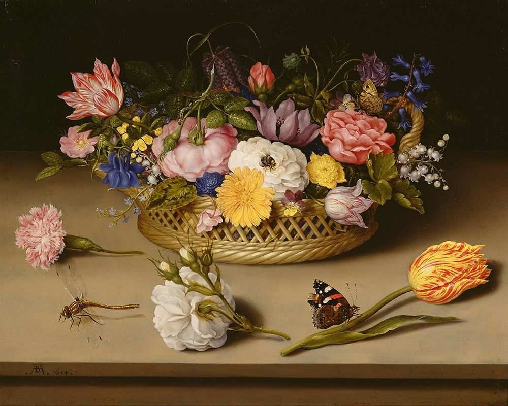 Wall Art Painting id:370503, Name: Flower Still Life, Artist: Bosschaert the Elder, Ambrosius