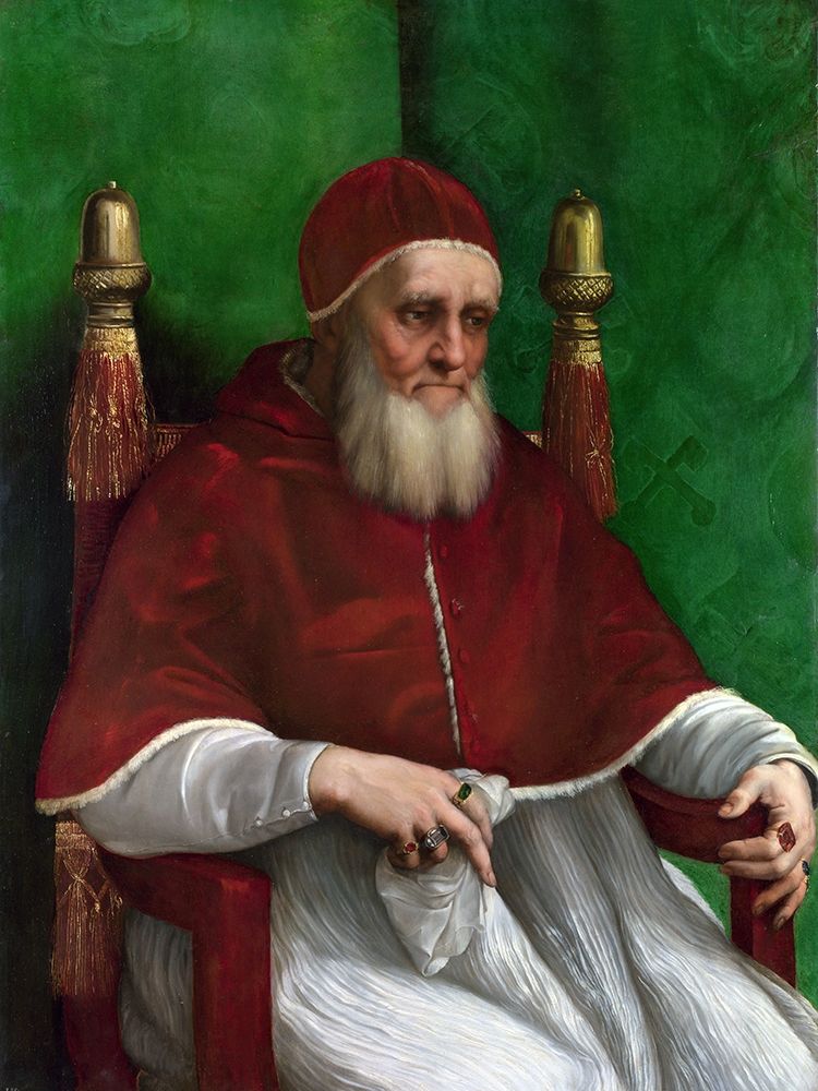 Art Print: Portrait of Pope Julius II