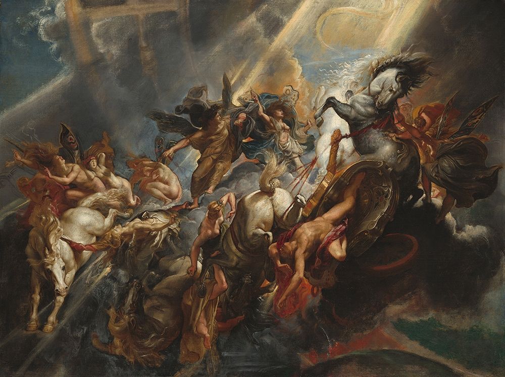 Art Print: The Fall of Phaeton 1604