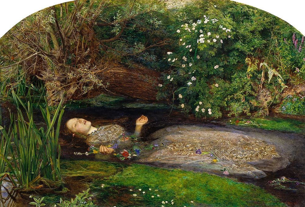 Wall Art Painting id:376835, Name: Ophelia, Artist: Millais, John Everett