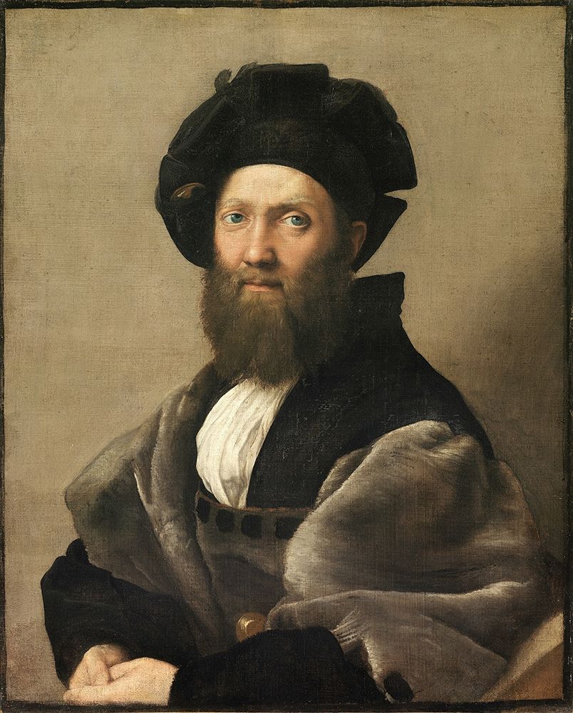 Art Print: Portrait of Baldassare Castiglione