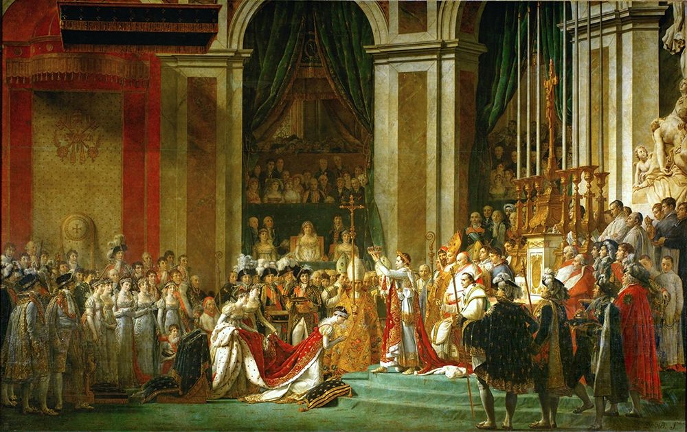 Wall Art Painting id:376883, Name: The Coronation of Napoleon, Artist: David, Jacques-Louis
