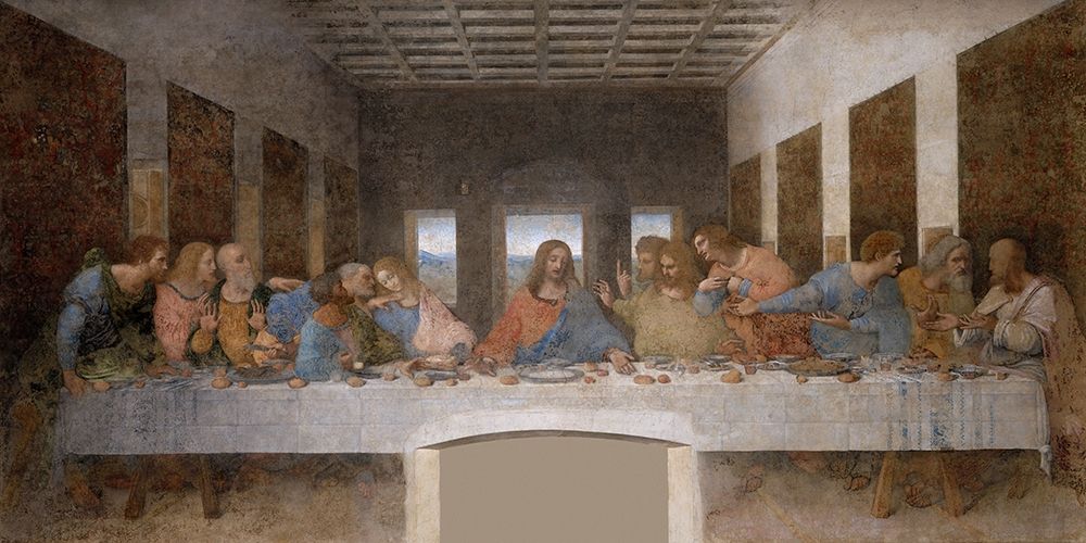 Wall Art Painting id:376890, Name: The Last Supper Restored, Artist: da Vinci, Leonardo