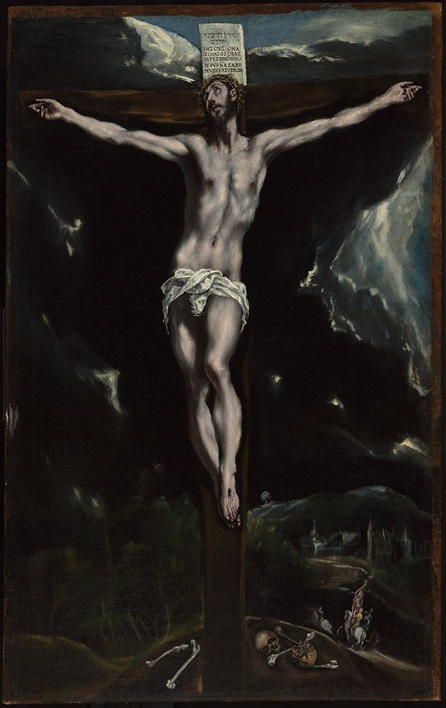 Wall Art Painting id:376917, Name: Christ on the Cross ca 1600, Artist: El Greco