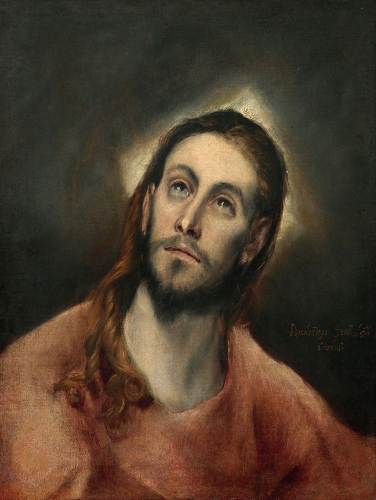 Wall Art Painting id:376961, Name: Christ in Prayer ca 1595, Artist: El Greco