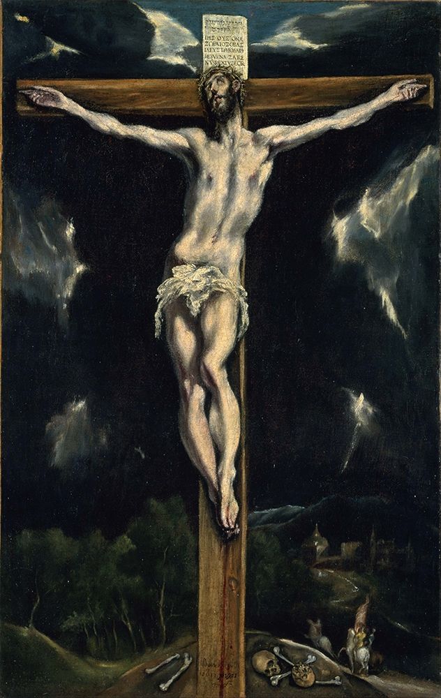 Wall Art Painting id:376969, Name: Christ on the Cross, Artist: El Greco