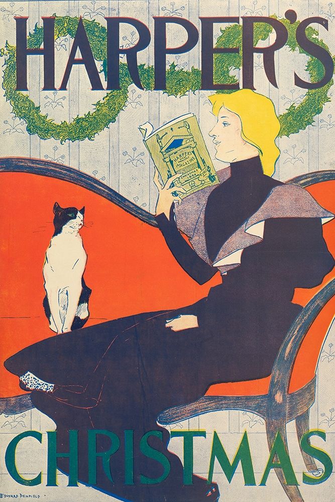 Art Print: Harpers, Christmas