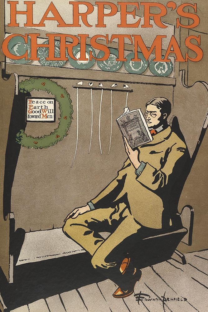 Art Print: Harpers Christmas 1897