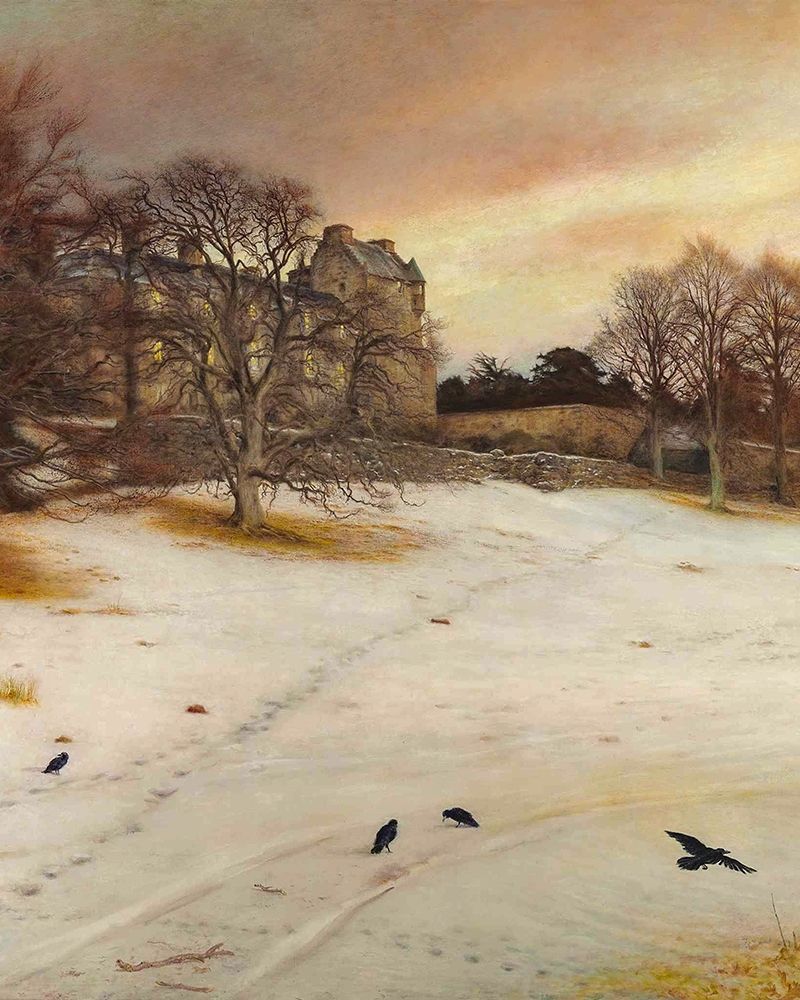 Wall Art Painting id:378537, Name: Christmas Eve, Artist: Millais, John Everett