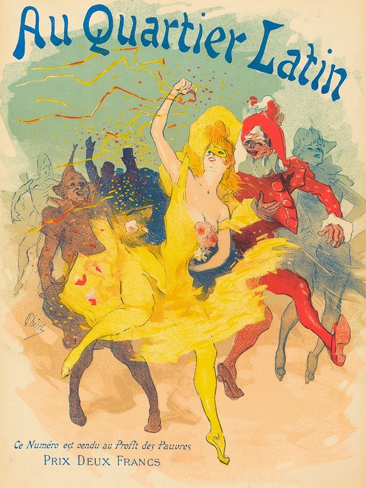 Art Print: Au Quartier Latin