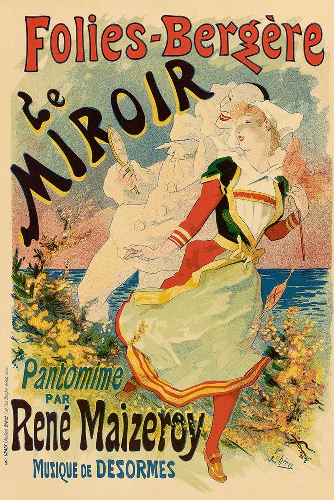 Art Print: Folies Bergere Le Miroir