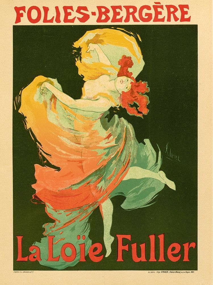 Art Print: Folies Bergere La Loie Fuller