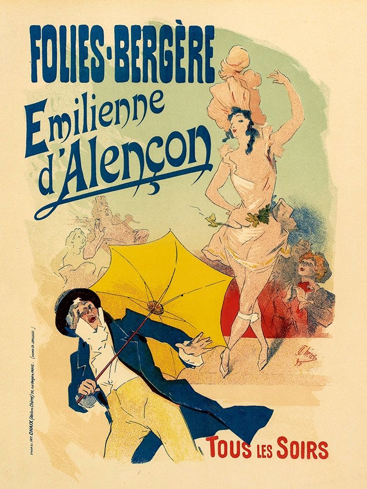 Art Print: Folies Bergere Emilienne dAlencon
