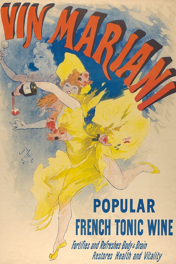 Art Print: Vin Mariani-1894