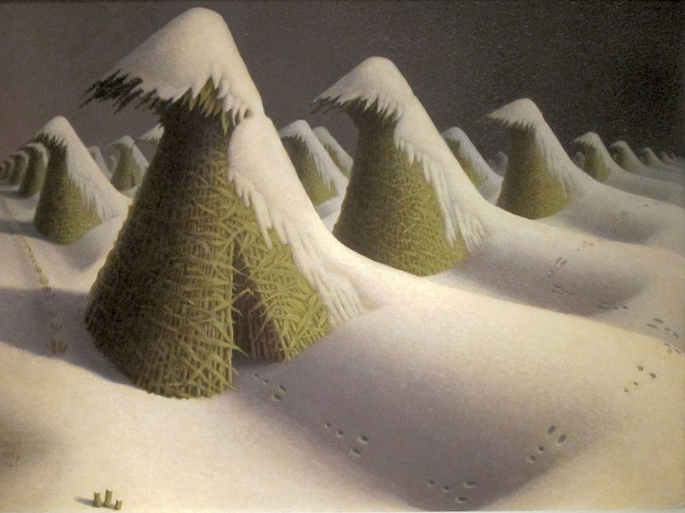 Wall art: January, by Wood, Grant